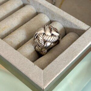 David Yurman Belmont Curb Ring – Sterling Silver, Size 7